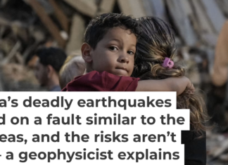 A June 24, 2026, earthquake shook buildings to the ground, trapping and killing people in Caracas, Venezuela, and nearby communities. Manaure Quintero/AFP via Getty Images